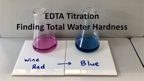 hardness test in water|methods to determine water hardness.